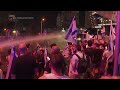 Police disperse Tel Aviv protest with water cannon