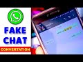 How To Create Fake WhatsApp Chat and Group Chat 🆕💯