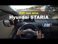 2022 Hyundai STARIA Lounge POV test drive