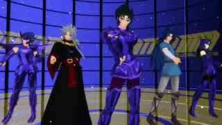 【MMD】黄金聖闘士5人で「Jumping」