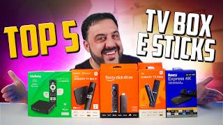 TOP 5 TV BOX e STICKS Disponíveis no Brasil em 2024!