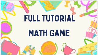 Scratch Full Tutorial Math Game