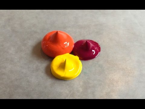 Acrylic Paint Colour Mixing - #2 (BRIGHT ORANGE) Acrylic Paint Colour Mixing - #2 (BRIGHT ORANGE)