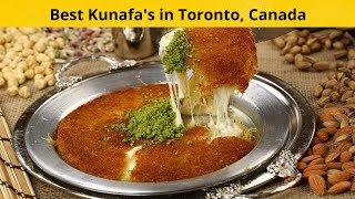My first Kunafa's Cheesepull | Checkout my review of Kunada's Restaurant in Ajax | Toronto | Canada