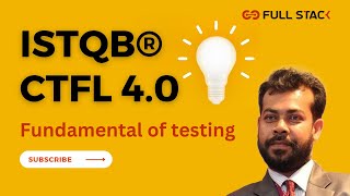 Full Stack CTFL May23: Fundamental of testing 01