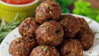 Oven Baked Meatballs