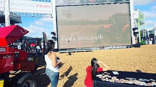 HAY ...  that's me!  From the field to Farm Progress Show! | { A Farm Vlog } #farmlife #hay