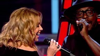 The coaches rock out to 'I Predict A Riot' and Kylie performs a classic | The Voice UK- BBC