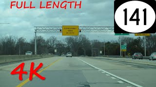 ⁴ᴷ DE Route 141 northbound (New Castle to Fairfax) [4K VIDEO]