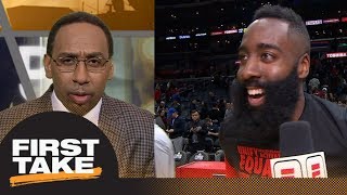 Stephen A. Smith challenges James Harden: This is not the Rockets' year | First Take | ESPN
