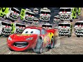 TRAILER PARK HORROR STORY with MCQUEEN and PIXAR CARS vs ZOMBIE INVASION in BeamNG.drive