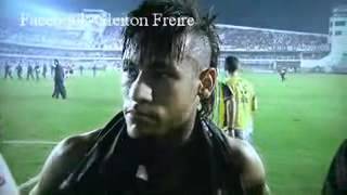 Libertadores - Neymar chupaaa do repórter e foge - SANTOS 0 - 1 CORINTHIANS