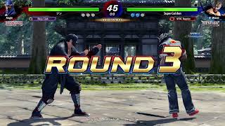 【VF5 REVO】Vanquisher Lv34 Kage ジン Jin vs Defender Lv24 Blaze SuperGolden