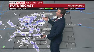 Cold snow possible through this evening, then another frigid night