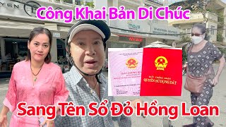 SÁNG 9/12 Má Tư Đến Bàn Thờ NS Vũ Linh Công Khai Di Chúc Sang Tên Sỏ Đỏ Hồng Loan, Bún Bò Khóc Thét