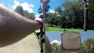 DIY bullseye Target Camera System with gopro