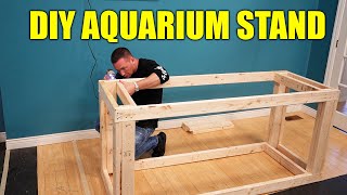 How to build an aquarium stand like a pro - The king of DIY