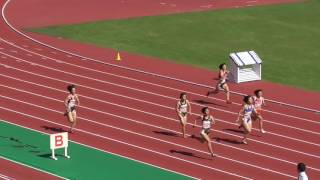 第44回名古屋地区陸上競技選手権大会　女子200m　予選第6組　2016/10/16