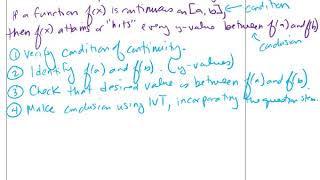 AB Section 1-4 Intermediate Value Theorem