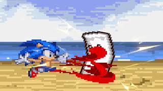 Sonic v. Sandbag (Fighting test)