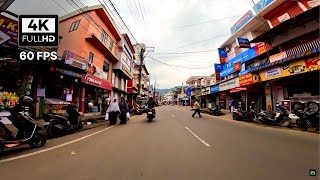 [ 4K - UHD ] 🔥 #Kumily Town 🔥 #Thekkady 🔥 Scenic Bike Ride 🔥 #Kerala 🔥 #India 🔥 60 FPS