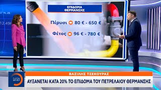 Αυξάνεται κατά 20% το επίδομα του πετρελαίου θέρμανσης | Κεντρικό Δελτίο Ειδήσεων 13/9/2021| OPEN TV