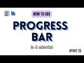 How to use the Progress bar in six minutes. Kotlin Android studio beginner course part 25