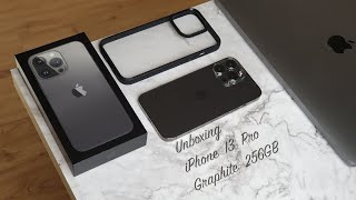 🍎📱Unboxing iPhone 13 Pro Graphite 256GB + Accessories
