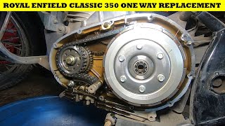 One Way Replacement in Royal Enfield Classic 350 | Selfstart Problem