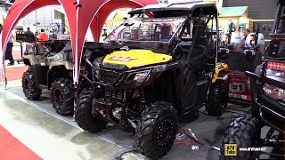 2015 Honda Pioneer 500 Tonka Edition - Exterior, Interior Walkaround-2015 Salon Expert Chasse Peche