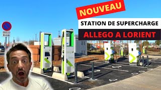 NEWS : découverte de la toute nouvelle borne de supercharge ALLEGO à Lorient!