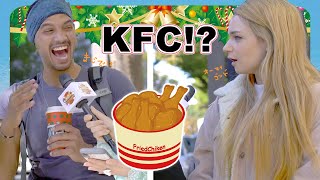 Foreigners react to Japanese Christmas