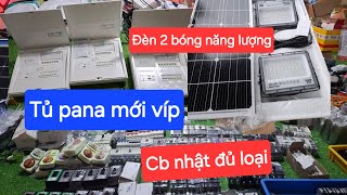 Tủ điện pana víp hàng hiếm, cb hàng nhật mới về đủ loại, đèn năng lượng 2 bóng