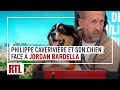 Philippe Caverivière et son chien face à Jordan Bardella