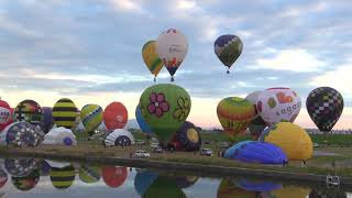 2018佐賀インターナショナルバルーンフェスタ２日目一斉離陸（タイムラプス）