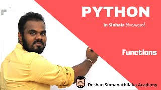 Functions - Python in Sinhala || AL ICT SE CS IT - UG