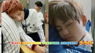 cute baby taehyung sleeping moments 🥰🥰🥰