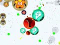 اقاريو قيم بالصوت 😍🔥في حشيش في المقطع😂 uncut with sonic games agario mobile gameplay 💣