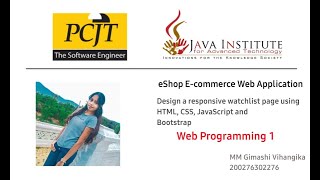 Web Project Task 24 | 1st Year | Semester 01 | Java Institute