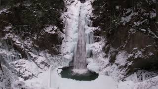 Cascade Falls, Deroche, BC ❄#snow❄ #hiking #wodospady #gory