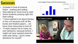 Implementing personal learning plans in literacy units