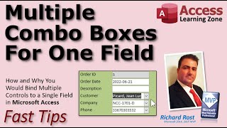 Binding Multiple Combo Boxes to One Field in Microsoft Access. Why Would You Do This?