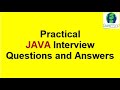 Java Interview Questions and Answers | Java Interview Questions