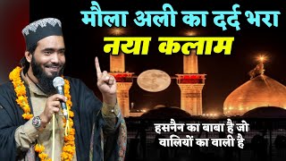 मौला अली का दर्द भरा नया कलाम। Mohammad Ali Faizi। Hasnain Ka Baba He Jo Waliyon ka wali hai 🆕 2025