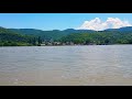 danube car ferry crossing from nagymaros to visegrad hungary