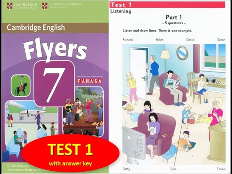 Flyers 7 Full Test 1 With Answer Key Youtube