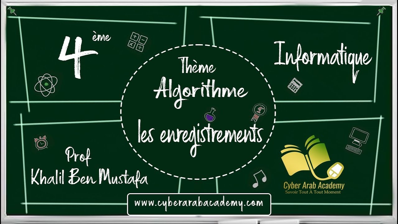 Bac Info - Les Enregistrements (Algorithme) - YouTube