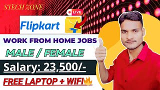 Flipkart Recruitment 2025 | Work from Home | Part-Time Job | Online Job | No Interview | Stech Zone