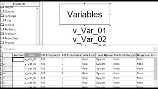 Arena Simulation v15 - New Feature - Spreadsheets for Elements and more