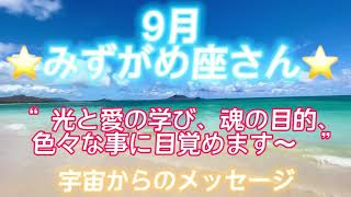 みずがめ座さん⭐️9月⭐️“  光と愛の学び、魂の目的、色々な事に目覚めます〜” ⭐️宇宙からのメッセージ⭐️シリアン・スターシード・タロッット⭐️アルクトゥリアン・プレイディアン・ハイブリッド⭐️